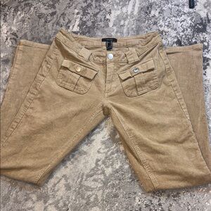 Forever 21 Tan Boot Cut Pants